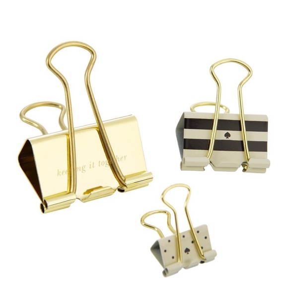 Kate Spade binder clip set - Picture 8 of 9